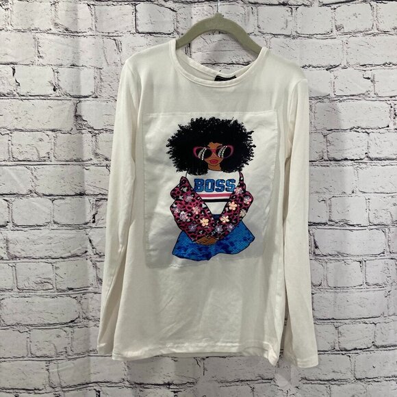 Girls Other - 5 for $10 Girls "BOSS" long sleeve shirt Size S